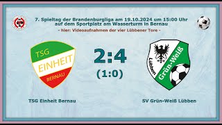 Brandenburgliga am 19102024 TSG Einheit Bernau  SV GrünWeiß Lübben 24 10 [upl. by Kehr41]