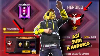 Subí A Heroico Sin Puntos Dobles Y Estas Fueron Las Recompensas 😱  FREEFIRE MAX [upl. by Liggitt861]