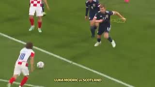 luka modric goal against scotland [upl. by Vanda]