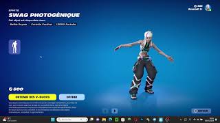 Fortnite Nouvelle Emote Swag Photogénique [upl. by Suhploda]