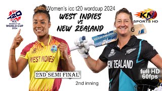 WIW vs NZW icc women t20 2024 highlights part ii 1st Inning HD 60fps [upl. by Aggappora]