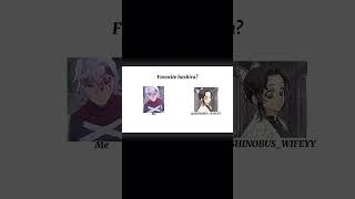 SHINOBUSWIFEYY first video 😛 am3liasl0ve shorts demonslayer inosukehashibira [upl. by Menell]