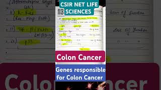 COLON CANCER ADENOMATOPSIS POLYPS COLON CANCERGENE RESPONSIBLE FOR COLON CANCER CSIR LIFE SCIENCE [upl. by Stanislaus]