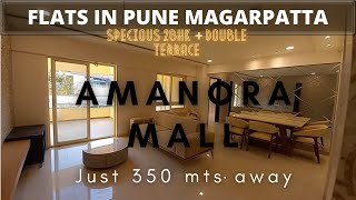 2Bhk2Terrace flat for sale in Pune Magarpatta Call 918100293325  2bhk flats in Magarpatta Pune [upl. by Airoled]