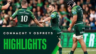 202324 Season  Connacht v Ospreys  BKT URC [upl. by Glimp770]