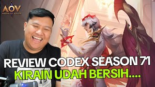 REVIEW CODEX SEASON 71 ZATA BLOODTHIRSTY SHADOW SKIN KIRAIN RANKEDNYA UDAH NORMAL TERNYATA [upl. by Brnaba]