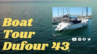 2000 Dufour 43 FOR SALE  Video Tour Dufour 43 Classic [upl. by Silera158]