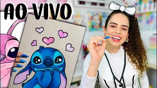 Desenhe comigo o STITCH AO VIVO [upl. by Alracal]