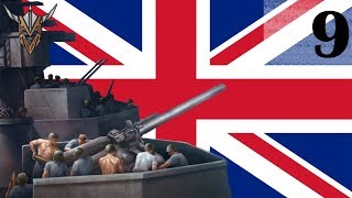 Hearts of Iron IV  Man the Guns  Shipyard of Democracy UK  9 [upl. by Eetnahs]