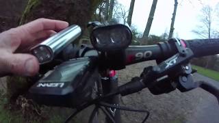 LEZYNE bike lights review  in the dark [upl. by Hanid]