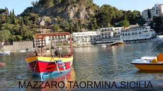 Mazzaro Beach Taormina  Sicily [upl. by Ynej]