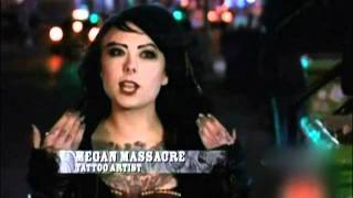 NY Ink  Megan Massacre VS Chris Torres on The Soup 61711 [upl. by Cirded]