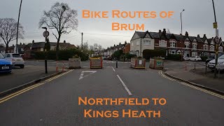 How to cycle from Northfield to Kings Heath  Birmingham Cycle Routes [upl. by Dimmick]