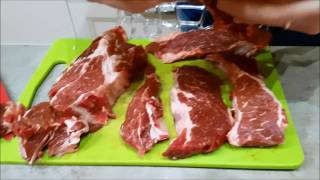 COME MARINARE UNA BISTECCA  FoodVlogger [upl. by Elleivap]