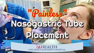 quotPainlessquot Nasogastric Tube Placement [upl. by Bullion]