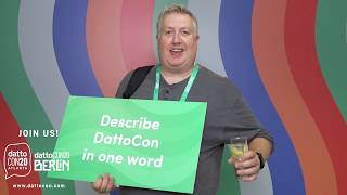 DattoCon20 Explain DattoCon in One Word [upl. by Keithley]