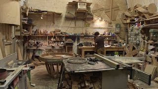 A Look Inside My Workshop  Making The Expanding Circular Dining Table [upl. by Nednil]