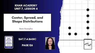 SAT74Basic Center Spread and Shape of Distributions page 126 [upl. by Sheridan739]