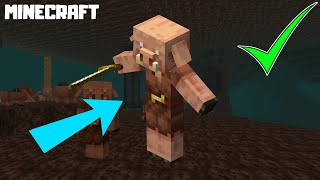 MINECRAFT  How to Make a Piglin Dance 1161 [upl. by Assen]