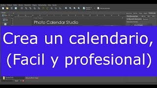 Como Crear un Calendario con Fotos HD facil y profesional [upl. by Ytok789]