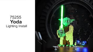 【BX271 Installation Video】 BriksMax Light Kit For Lego Yoda™ 75255 [upl. by Lorn]