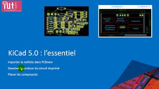 KiCad 5 lessentiel Partie 4  Importer la netliste et placer les composants [upl. by Rabbi367]