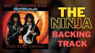 Cacophony  The Ninja  Guitar Backing Track 🎸 [upl. by Aikcin]