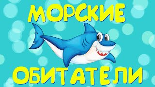 МОРСКИЕ ОБИТАТЕЛИ и ПОДВОДНЫЙ МИР для Малышей Учим животных для детей  Развивающие мультики [upl. by Amyaj636]