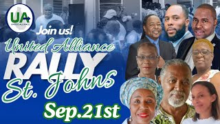 United Alliance UA Rally  St Johns Village September 21 2024 [upl. by Chanda]