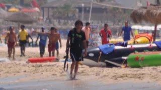 Video captures gunman from Tunisia terror attack [upl. by Acirem898]