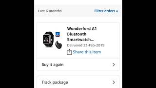 Smart watch  Wonderford A1 smart watch unboxing [upl. by Atikehs182]