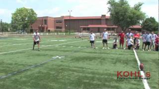 463 Kickoff Hang Time  NFL Punter Brett Hartmann  Chicago Kicking Camp [upl. by Bergmans]