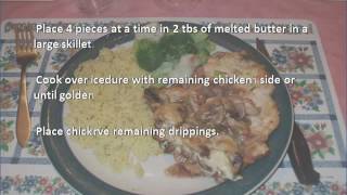 Chicken Breast Lombardy recipe [upl. by Ayor276]