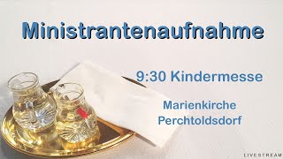 05112023 930 Ministrantenaufnahme Kindermesse Marienkirche Perchtoldsdorf [upl. by Dorcus307]