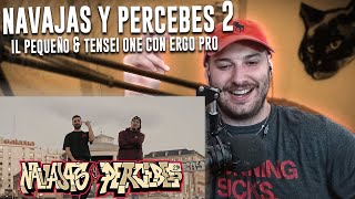 REACCION ILL PEKEÑO amp TENSEI ONE  NAVAJAS Y PERCEBES 2 con ERGO PRO VIDEOCLIP [upl. by Ninerb]