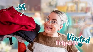 HAUL VINTED et FRIPERIE tout à  de 5€ [upl. by Eneleahs161]