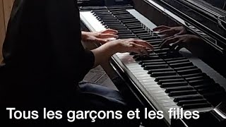 Tous les garçons et les filles Françoise Hardy 프랑스와즈 아르디 모든 소년과 소녀들 Piano [upl. by Wald816]