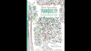 Flip Through Color Yourself to Tranquility Coloring Book [upl. by Biron]