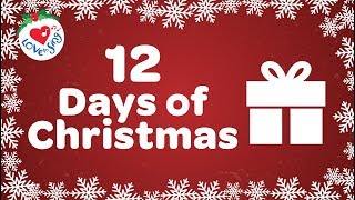 12 Days of Christmas with Lyrics  Christmas Songs and Carols [upl. by Brunelle]