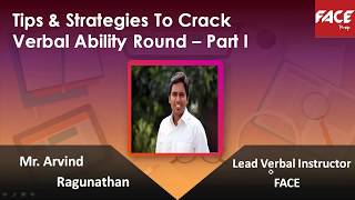 How to Crack Verbal Ability in Placements  Part 1 [upl. by Lateehs170]