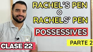 POSSESSIVE NOUNS  SUSTANTIVOS POSESIVOS EN INGLES PARTE 2 [upl. by Rabiah187]