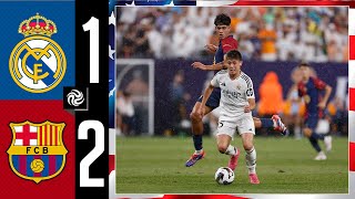 HIGHLIGHTS  Real Madrid 12 FC Barcelona  Summer Tour 2024 [upl. by Marola558]