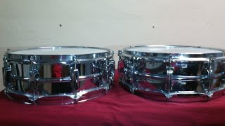 Ludwig Supraphonic LM400 vs Amati Kraslice COB  snare drum comparison [upl. by Eide]