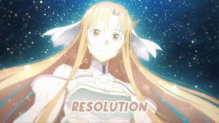 Sword Art Online Alicization  War Of Underworld Opening 1 『 AMV 』  Resolution Full [upl. by Naellij]