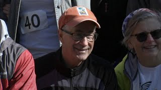 Chicago priest to run 50th marathon at 70 years old [upl. by Rednaxela909]