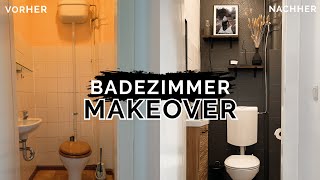 DIY BAD MAKEOVER  altes Badezimmer neu Streichen  komplettes Bad renovieren  Kleinstadtcoco [upl. by Riannon834]