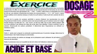 ACIDE et BASE 💖DOSAGE 💙 Compétence [upl. by Hendrick]