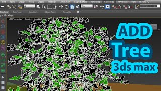 How to Add trees for beginner in 3ds max 2023 [upl. by Madonia370]