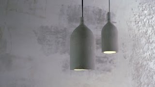 DIY Concrete Pendant Light [upl. by Kasevich]