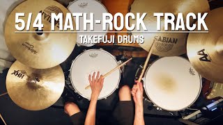 Math Rock Drum Track 54  180 BPM [upl. by Nerrak998]